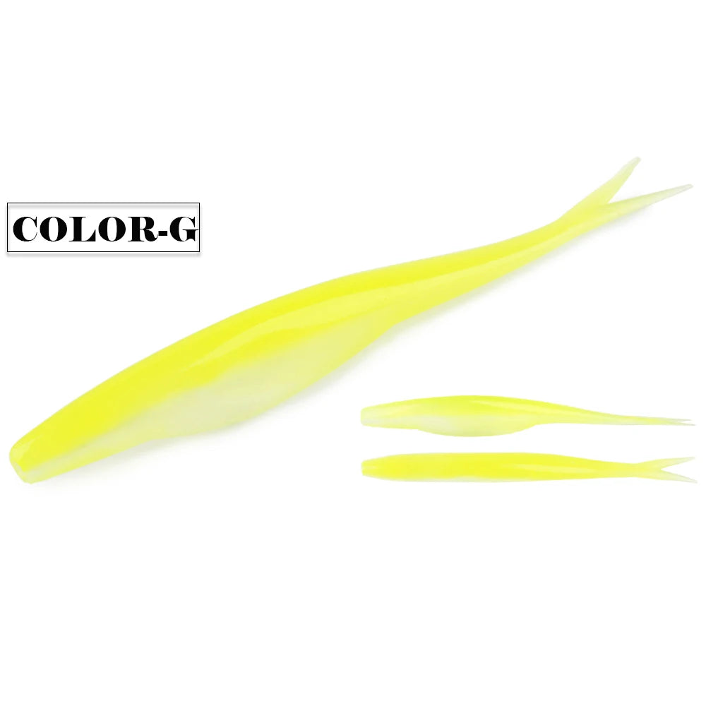 Leurre souple Spinnaker TPR Jerk Shad 12 cm – Imitation lançon – Spécial bar du bord