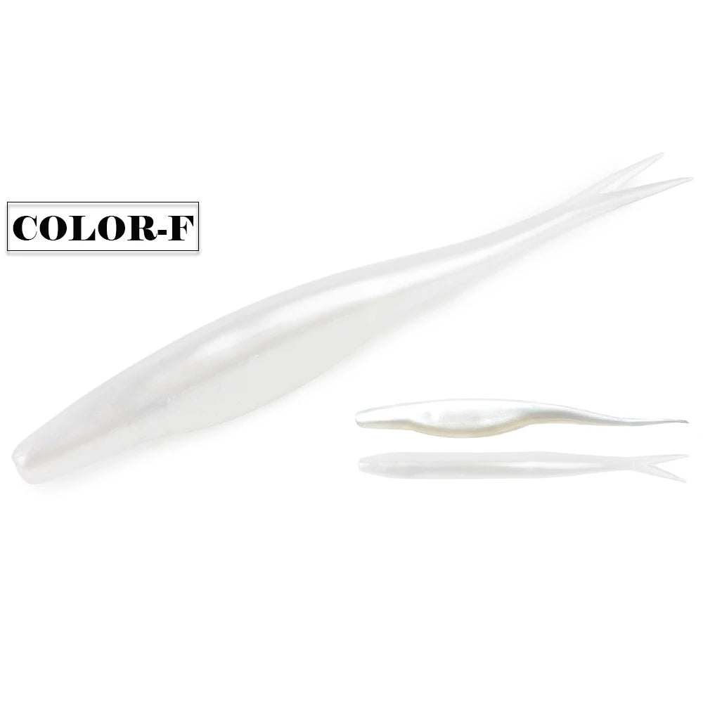 Leurre souple Spinnaker TPR Jerk Shad 12 cm – Imitation lançon – Spécial bar du bord